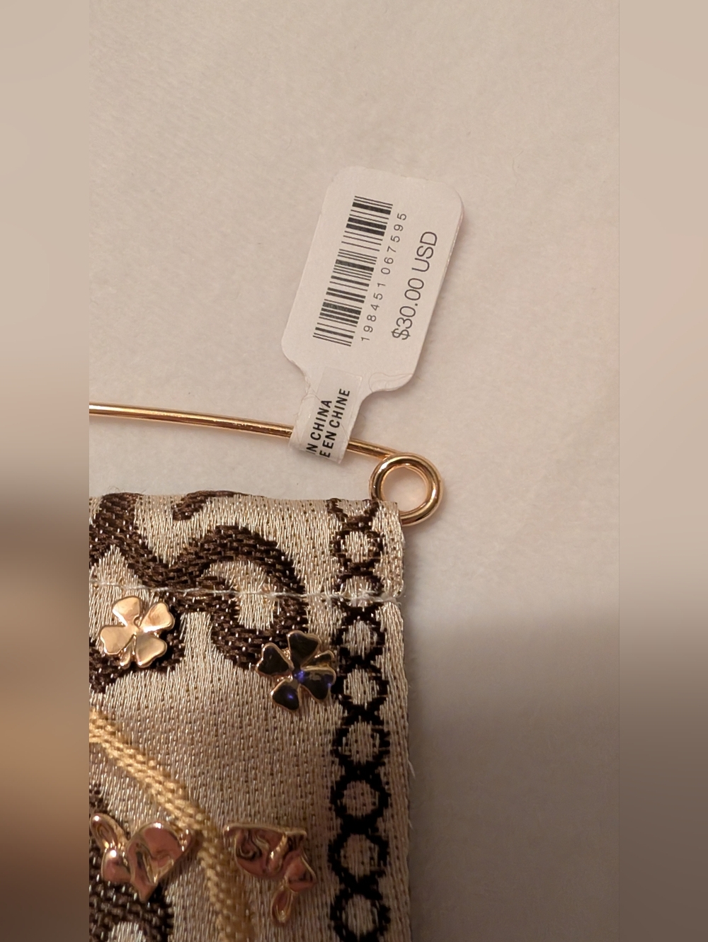 Free People Book Charm Brooch Earring Set Tassle Pin NWT - Picture 2 of 5